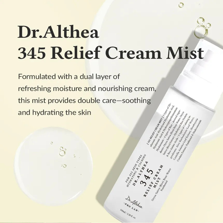 Dr. Althea - 345 Relief Cream Mist - Brume crème apaisante